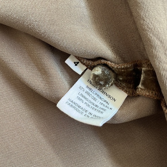 Ulla Johnson Giles Velvet Mock Neck Puff Long Sleeve Top Sz 4 / Small - Picture 5 of 7